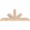 Ekena Millwork Saratoga Smooth Timber Gable Bracket, Douglas Fir, 60"W x 32"H x 3 1/2"D x 5 1/2"F, 13/12 Pitch GBW060X32X0406SAR00SDF - alternate 3